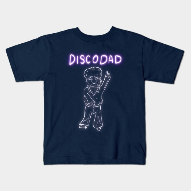 Disco dad t shirt mug coffee apparel Kids T-Shirt by M G Lovecraft